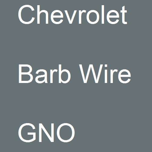 Chevrolet, Barb Wire, GNO.